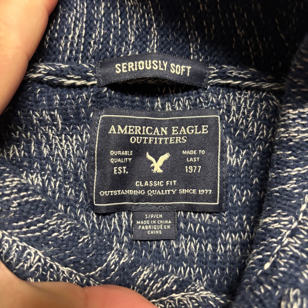 American Eagle Outfitters Navy Sweater - Picture 2 of 5